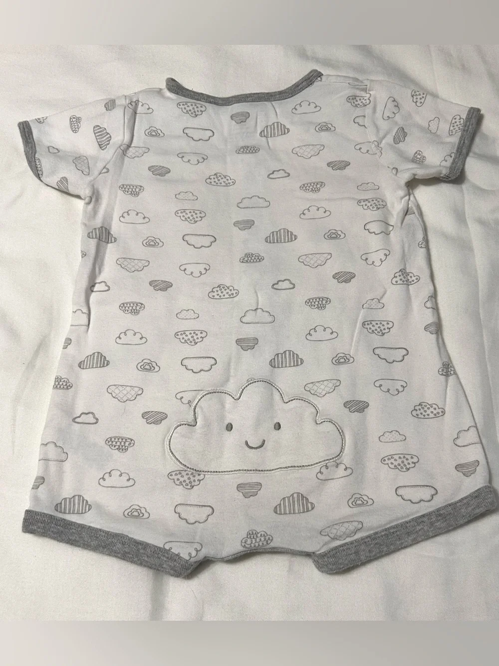 Striped Blue and White Kids Shorts